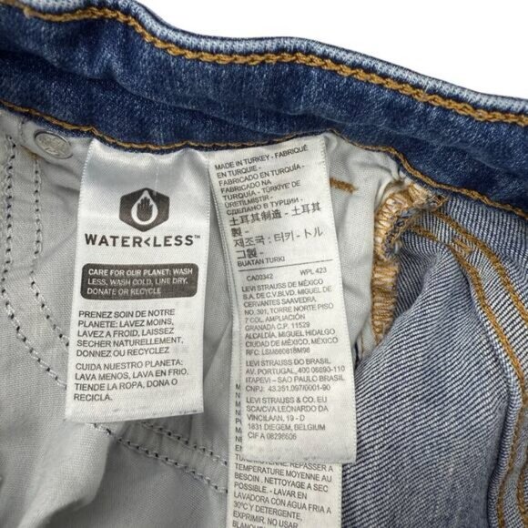 LEVI'S Premium 721 High-Rise Skinny Jeans Sz 25 Cassandra Says - Picture 7 of 10